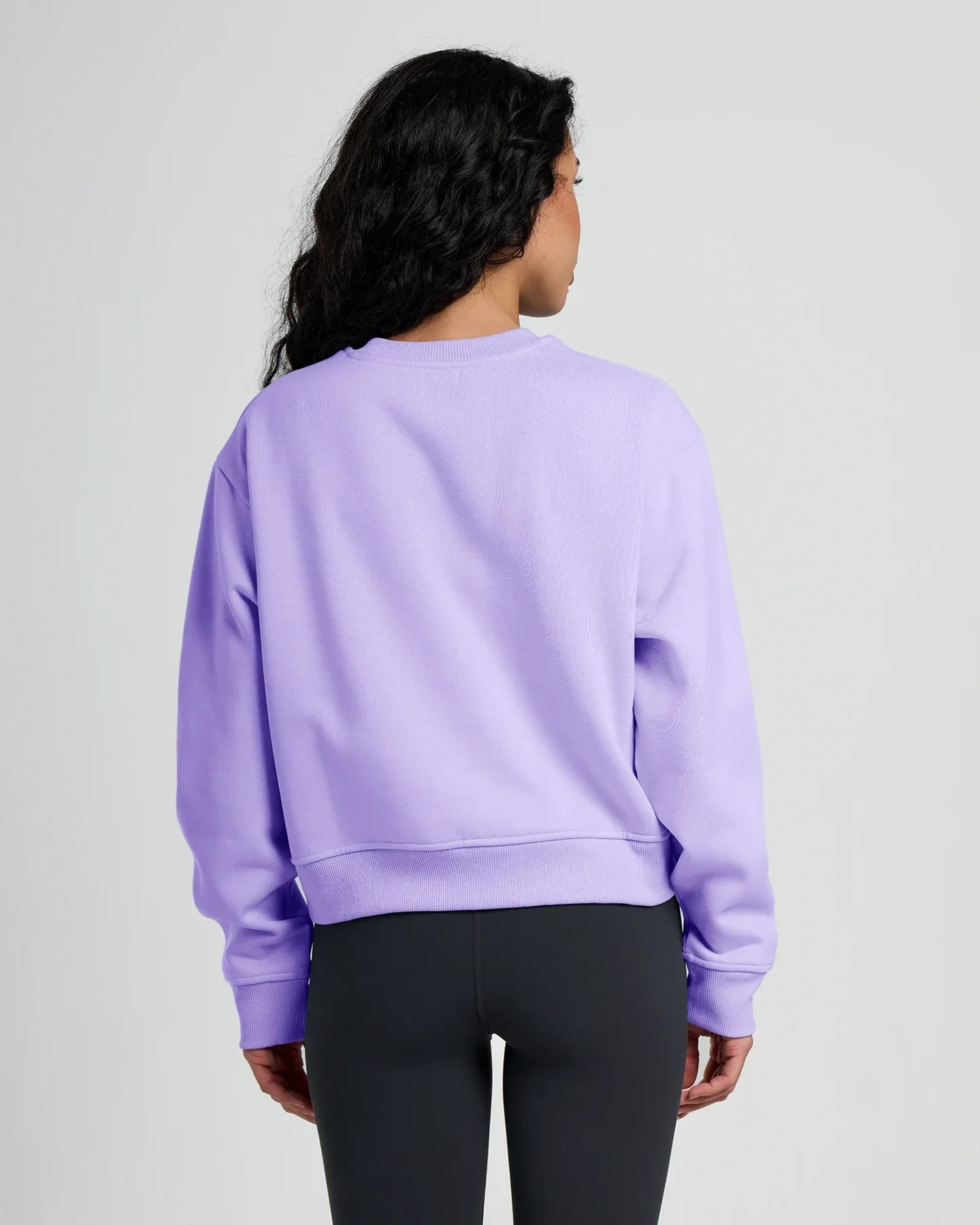 BRIGHT LAVENDER WOMEN'S BAMBOO NORTHCOAST CREW